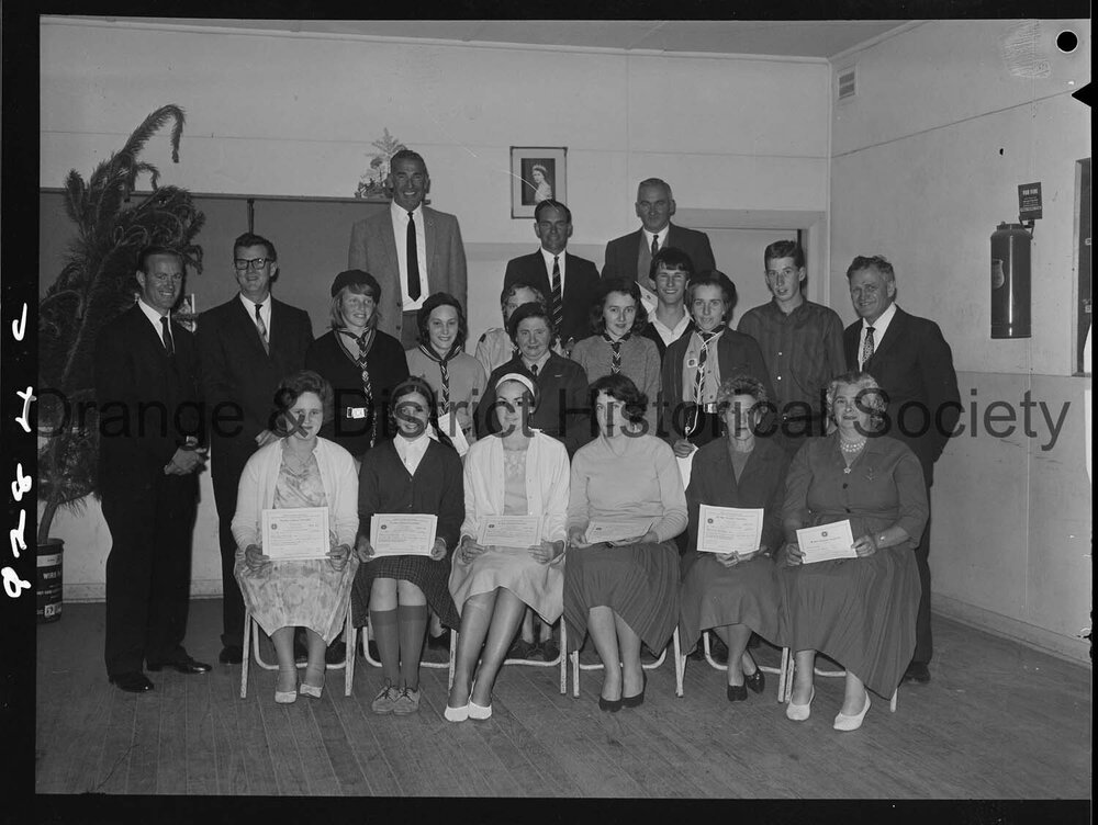First Aid Certificate presentation