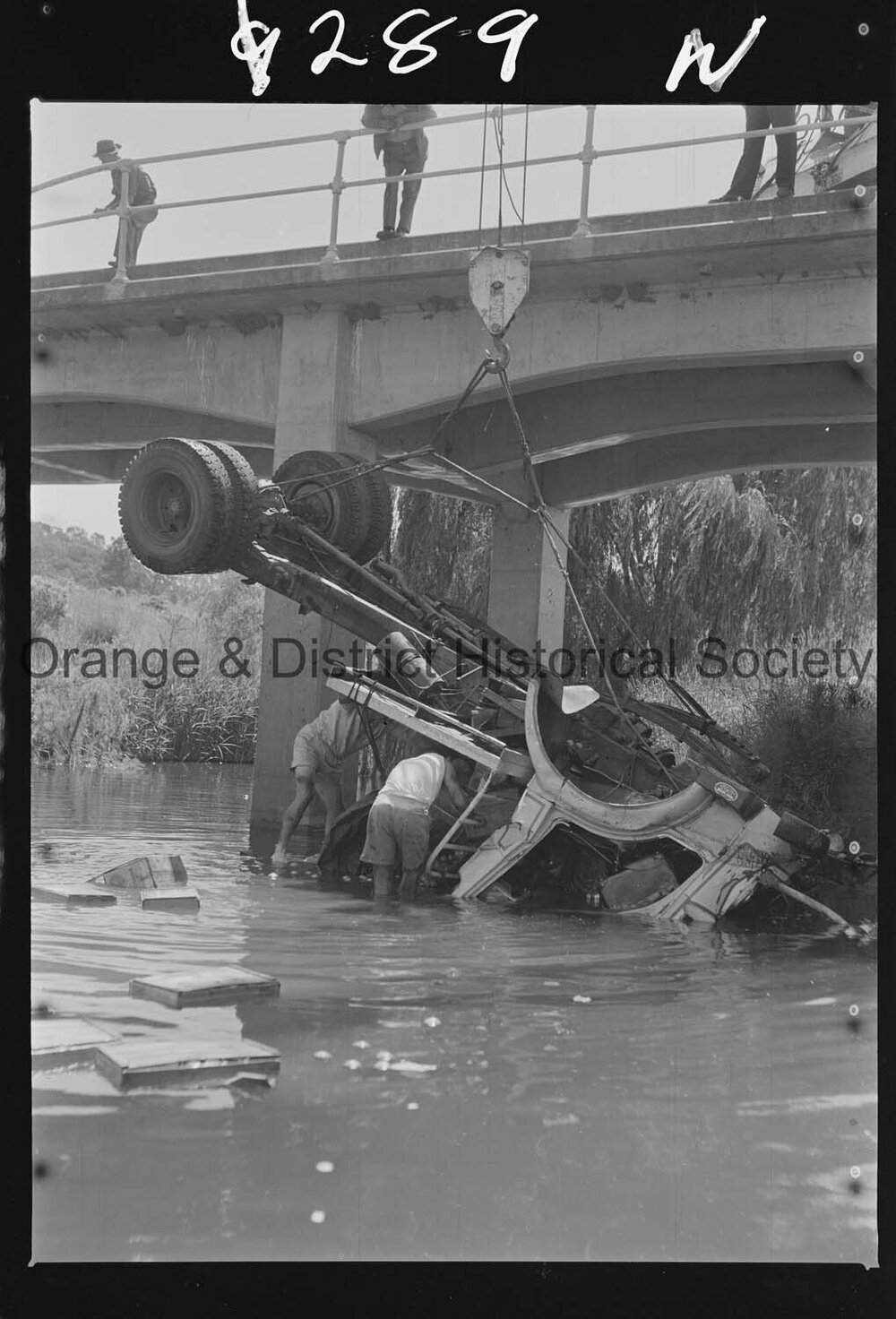 Semi-trailer accident