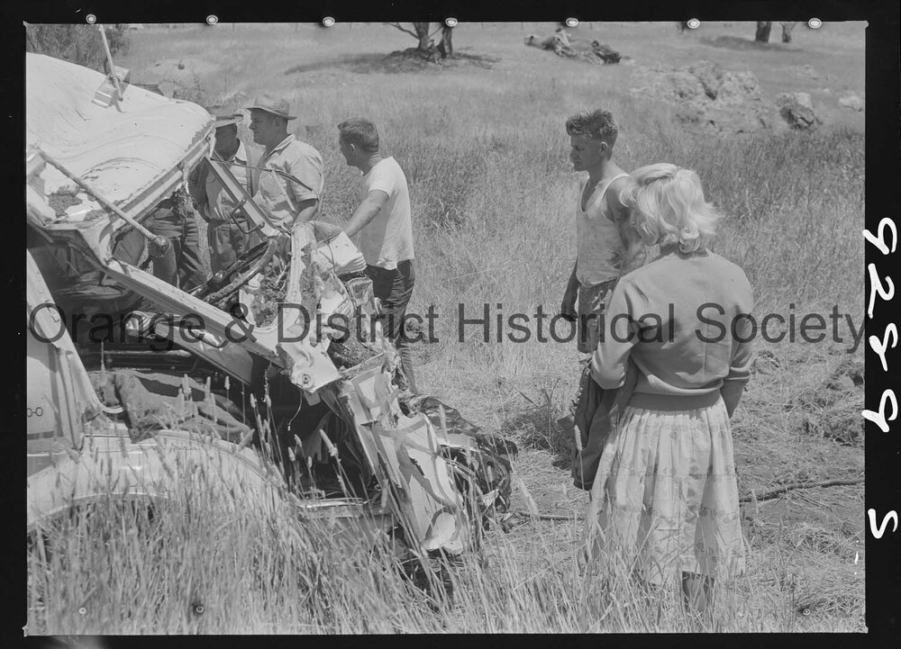 Semi-trailer accident