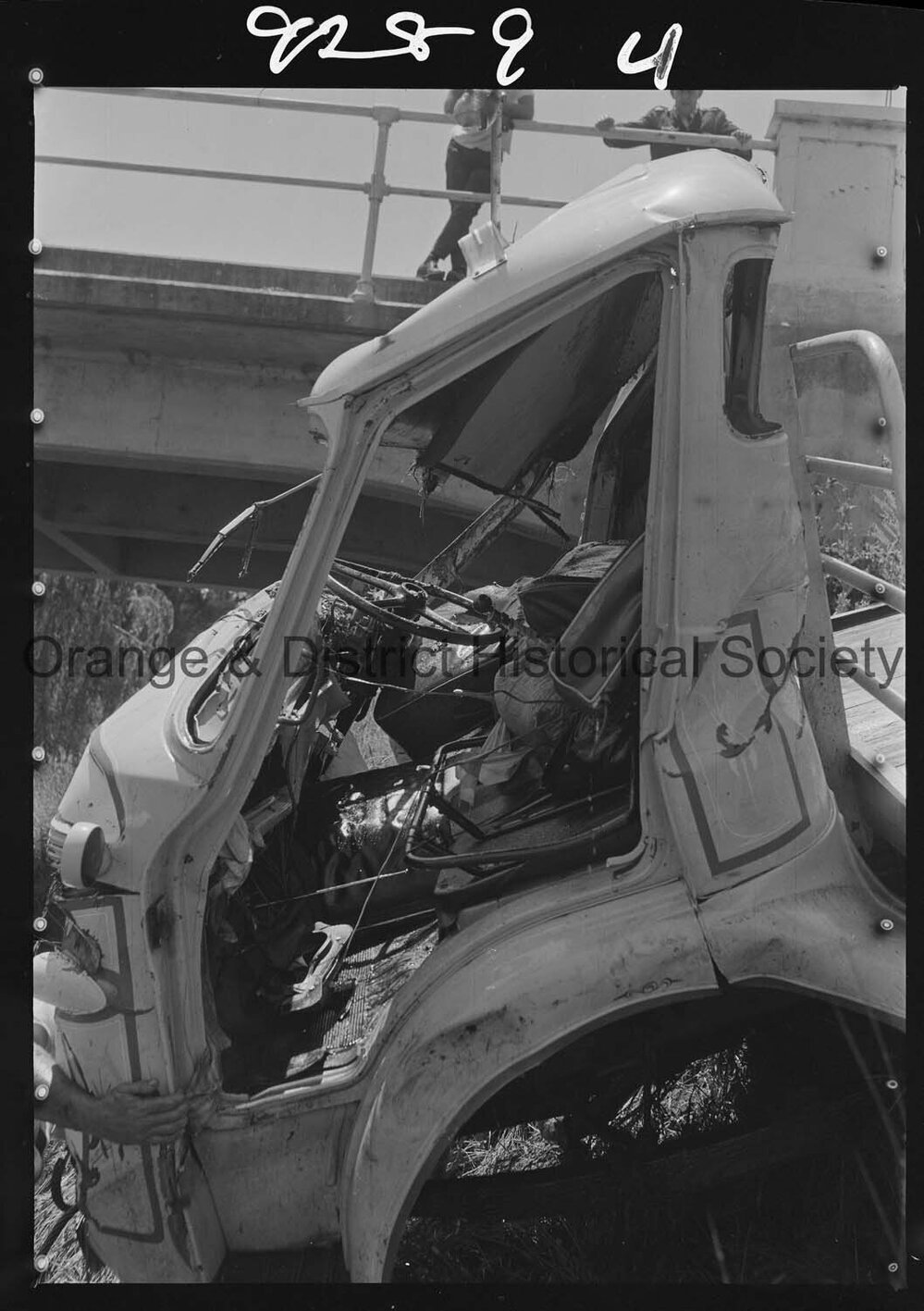 Semi-trailer accident