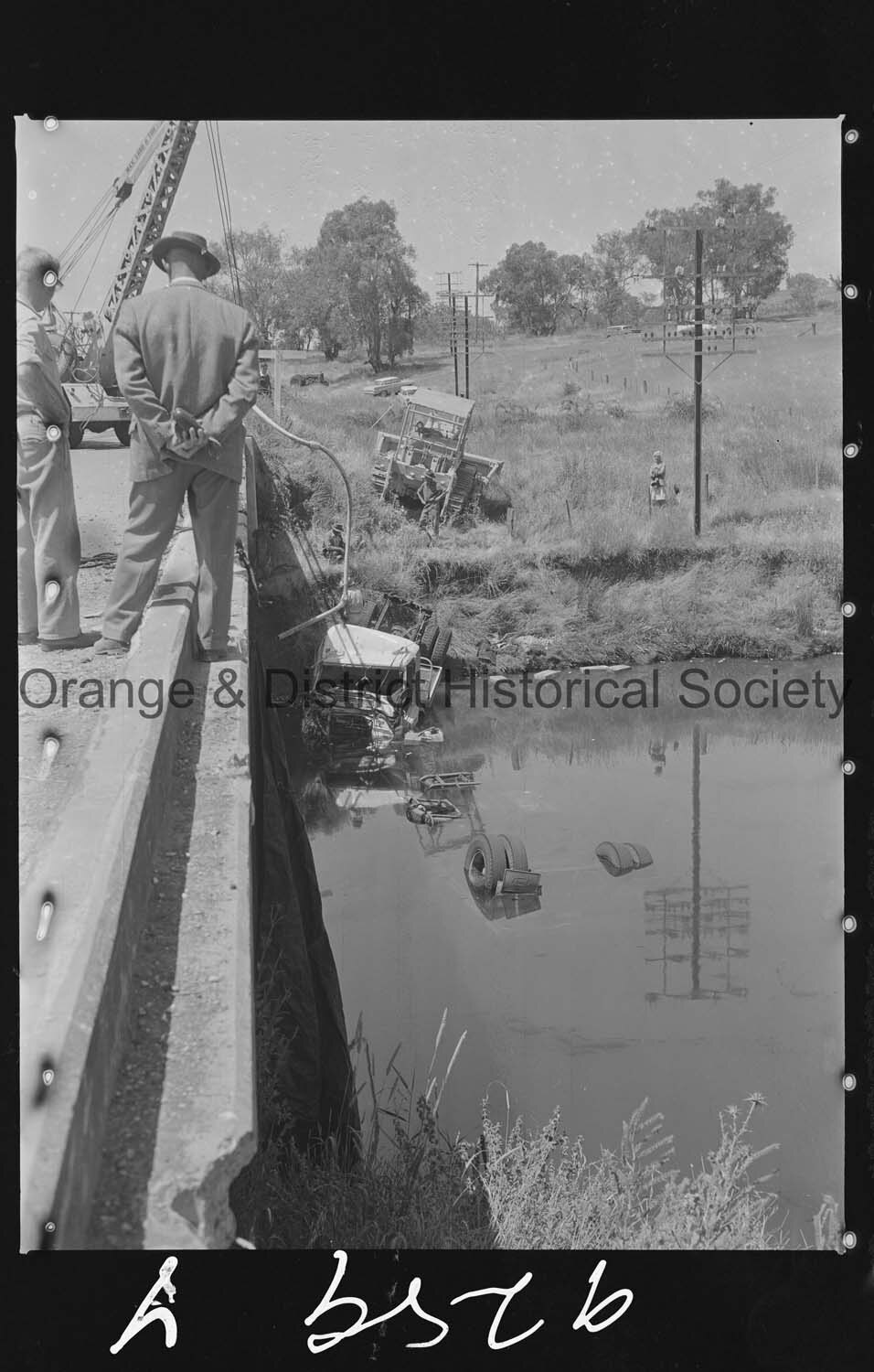 Semi-trailer accident