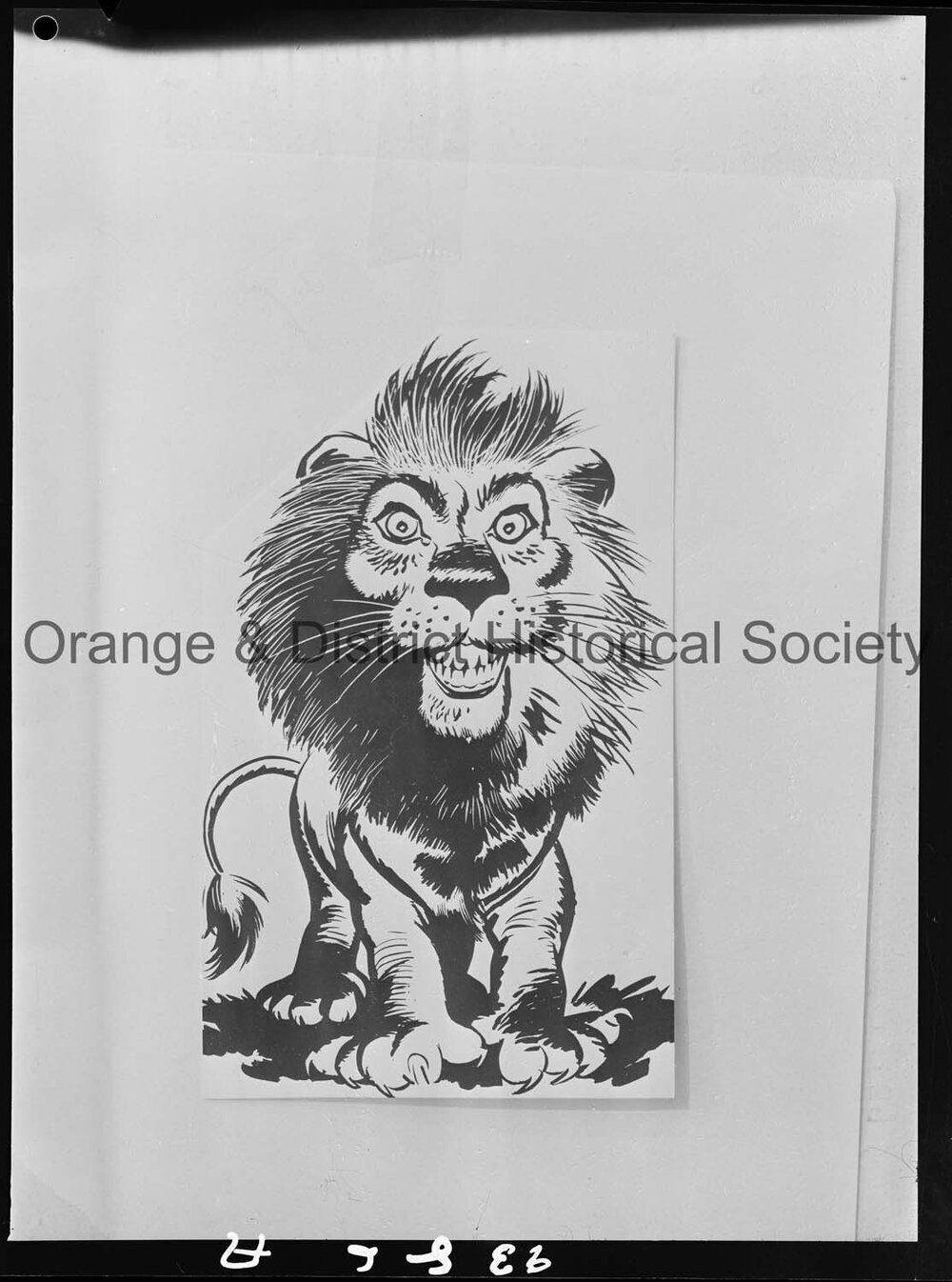 Copy lion cartoon