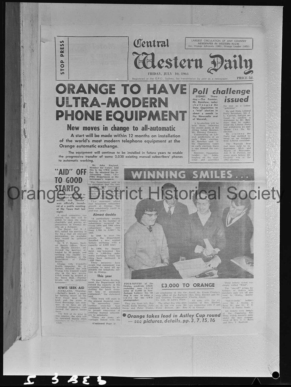 CWD 10 July 1964, p1