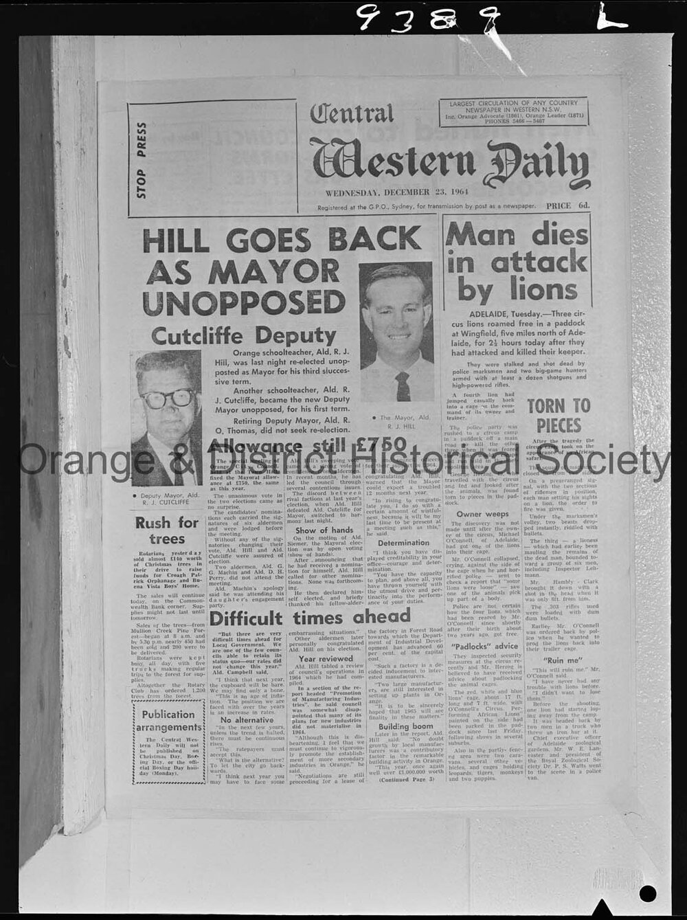 CWD 23 December 1964, p1