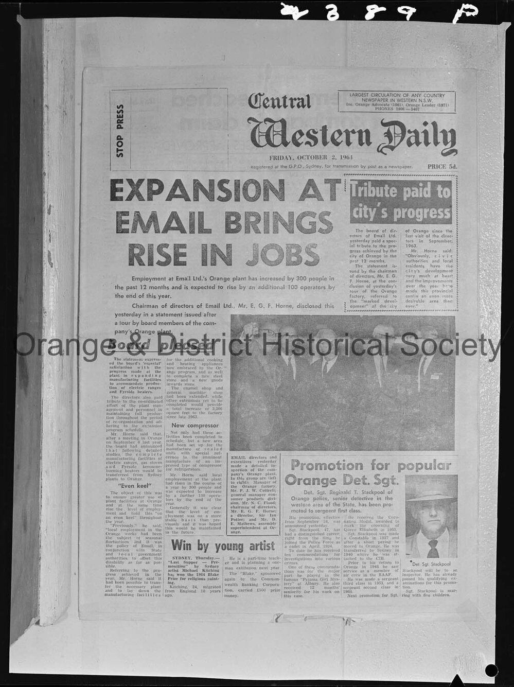 CWD 2 October 1964, p1