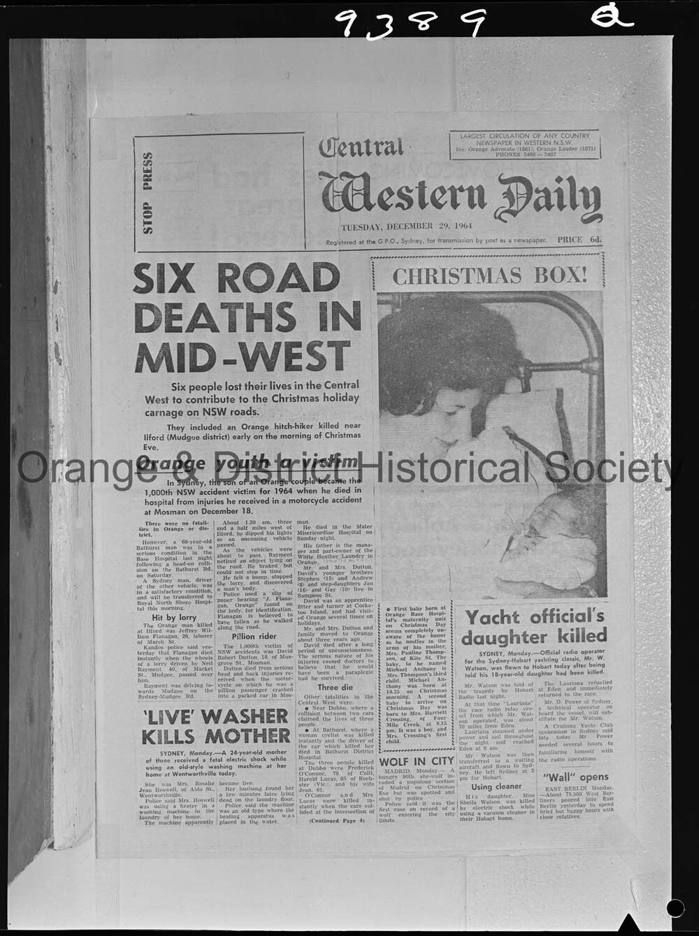 CWD 29 December 1964, p1