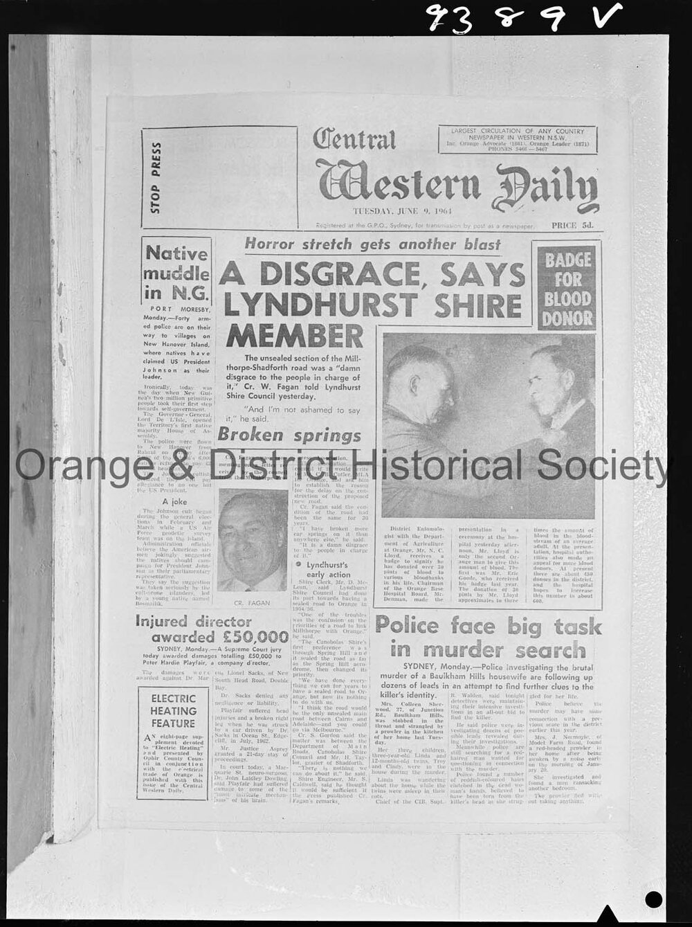 CWD 9 June 1964, p1