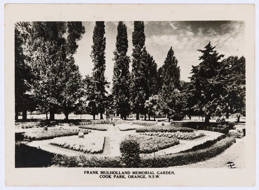 Frank Mulholland Memorial Garden, Cook Park, Orange