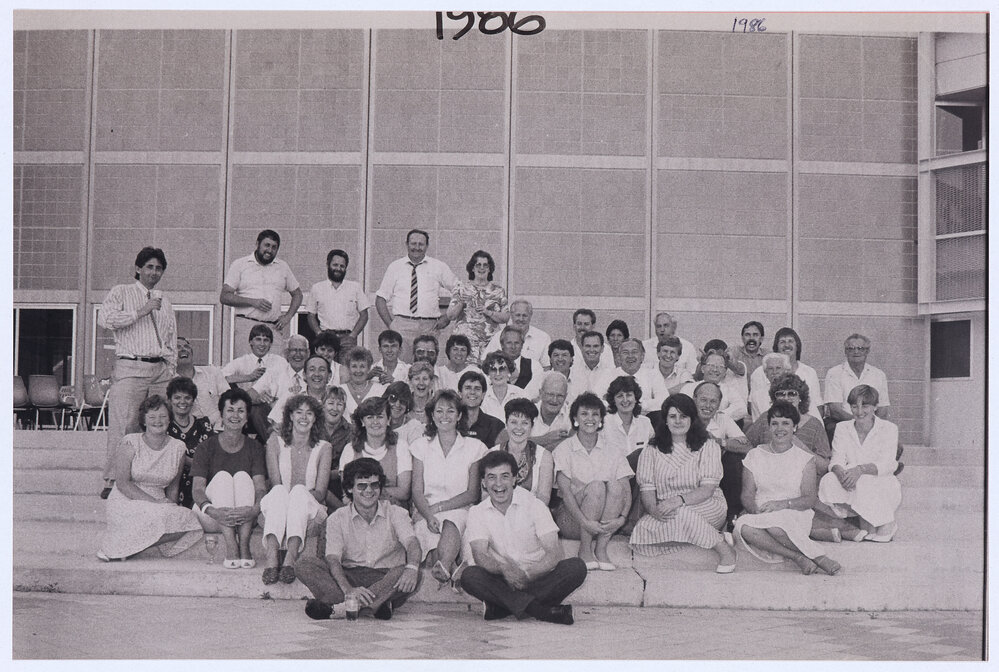 Orange City Council staff Christmas Party 1986