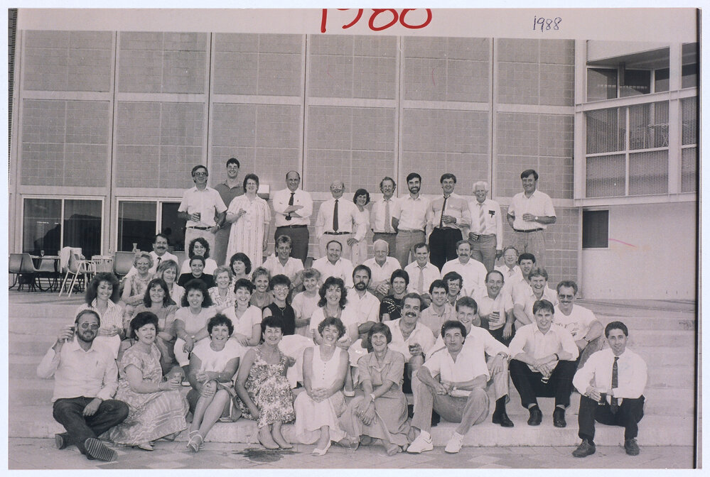 Orange City Council staff Christmas Party 1988