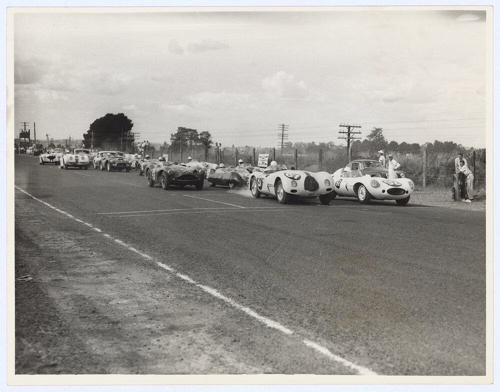 Gnoo Blas car racing circuit, 1950's