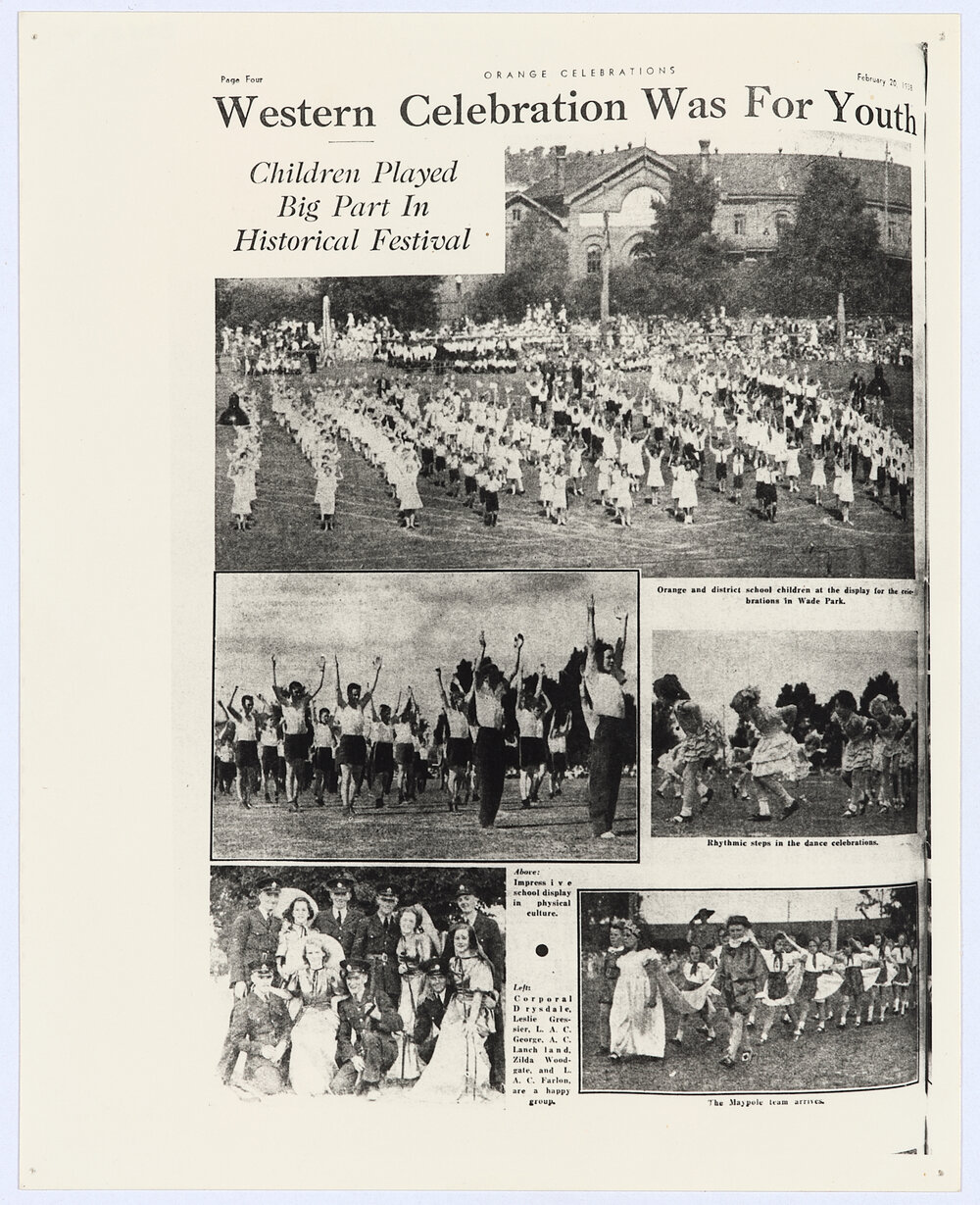 Orange Celebrations 1938