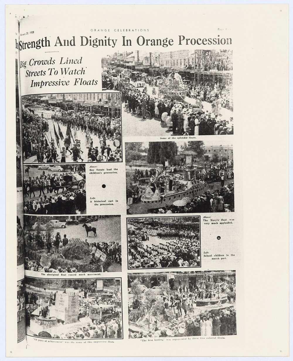 Orange Celebrations 1938