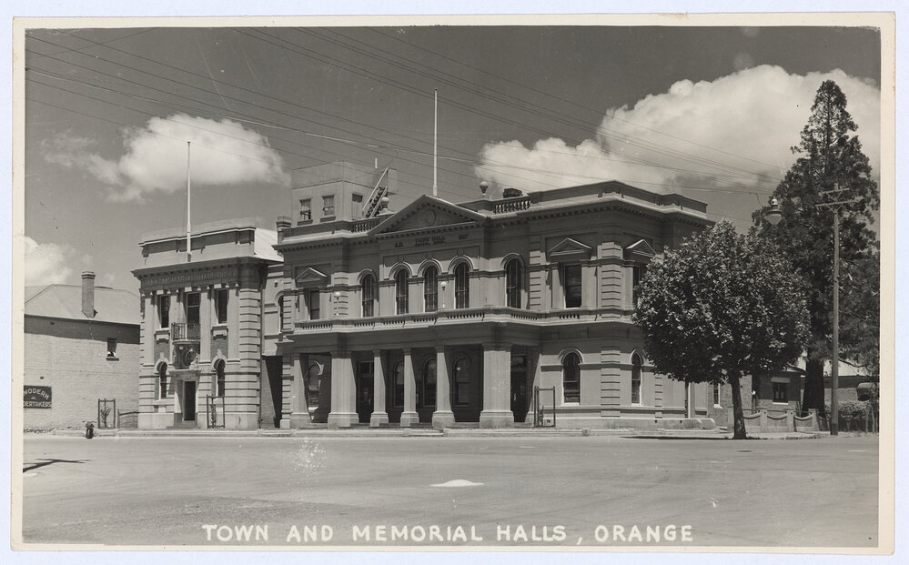 Town and Memorial Halls, Orange