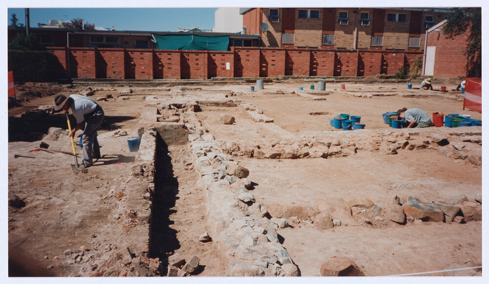 Court House, Orange : archaelogical dig