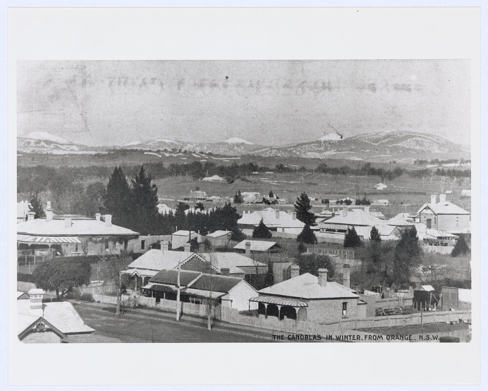 The Canoblas in Winter, from Orange, NSW