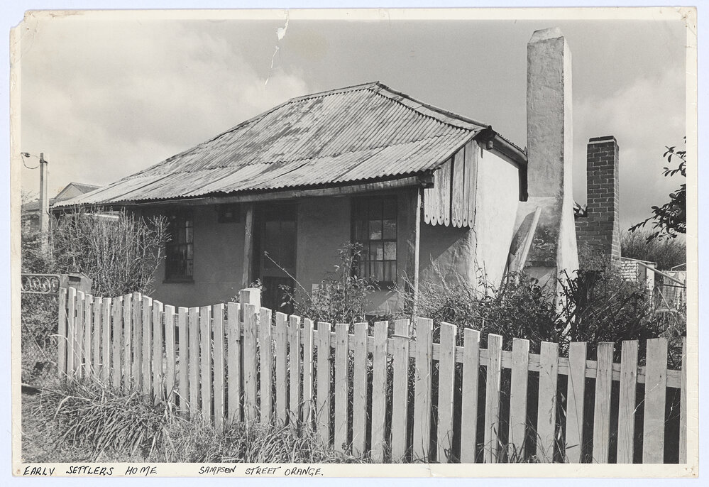 Early settler's home, Sampson Street, Orange