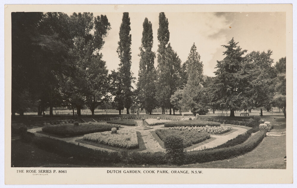 Dutch Garden, Cook Park, Orange