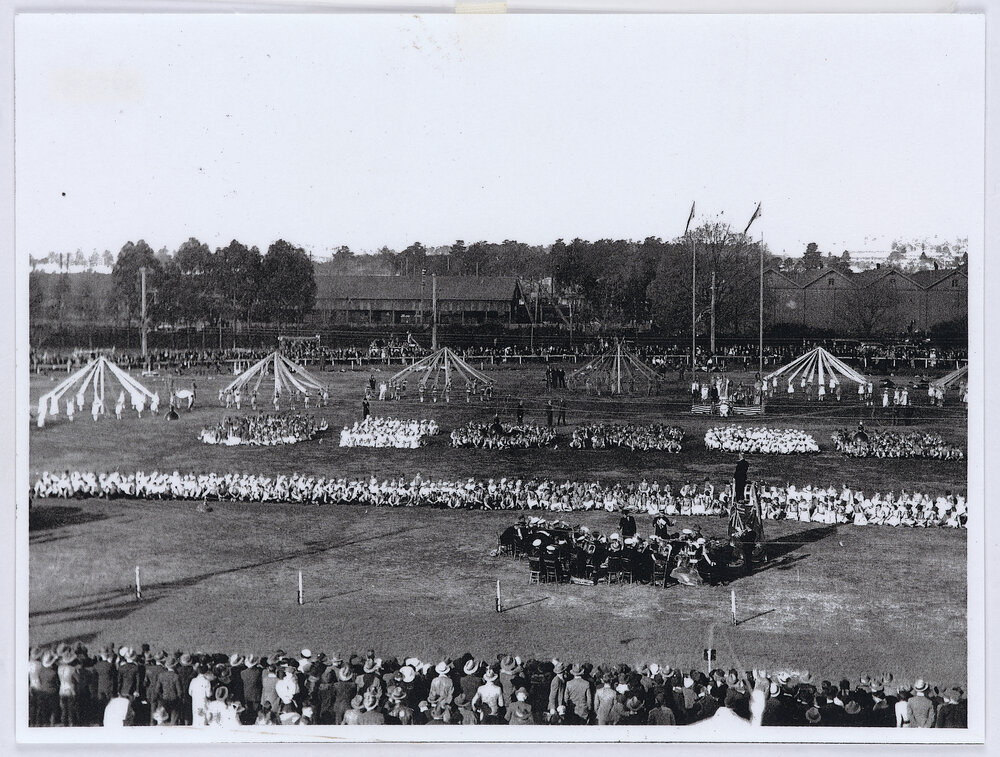 Coronation Day Sports - Orange and District Schools display