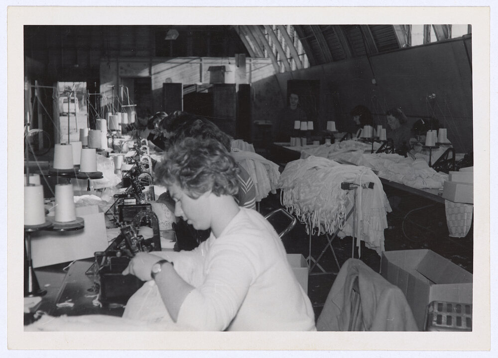 Sewing room 1950s-1960s