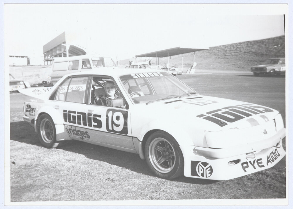 Grant Simmons at the wheel
