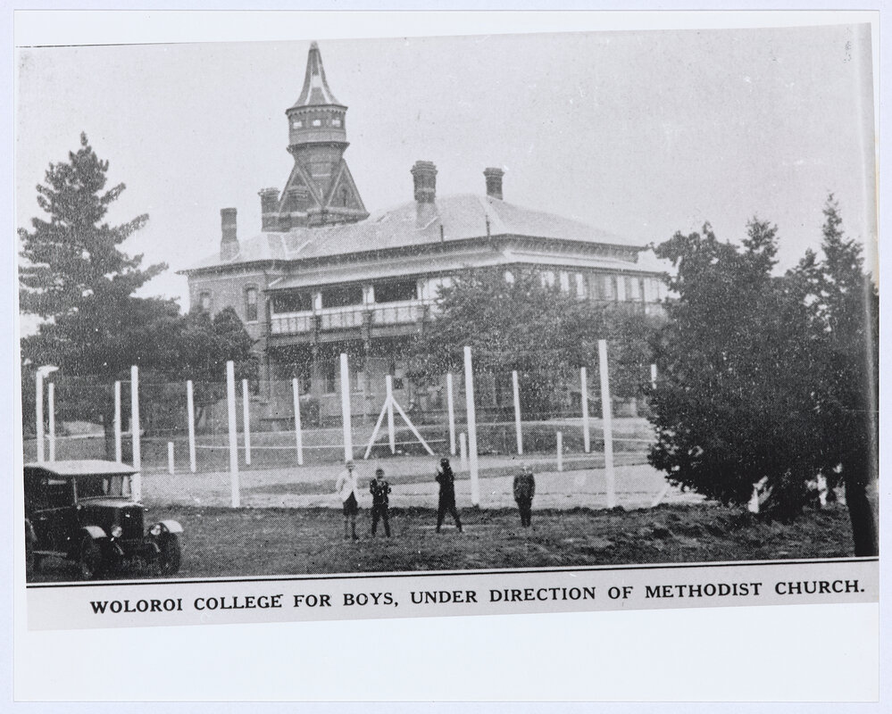 Woloroi College for boys, under direction of Methodist Church