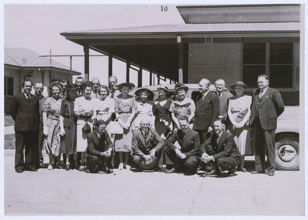 One of the first official visitors to the Emmco plant was the Governor-General Sir William McKell in 1948