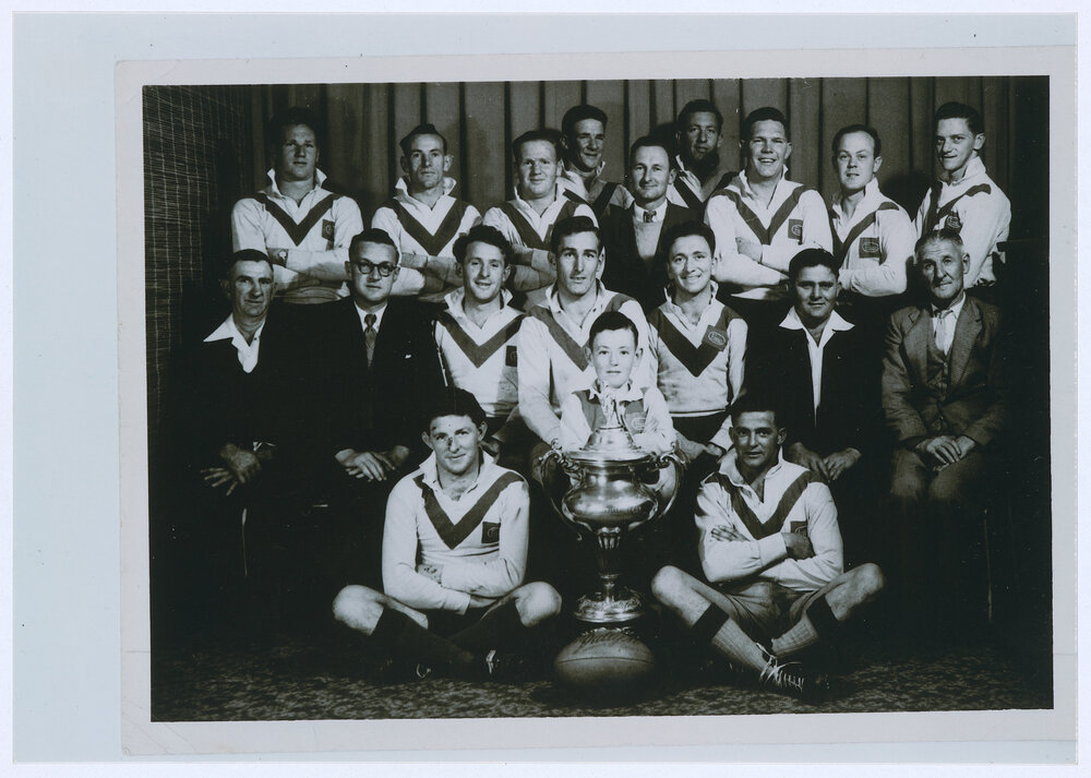 Group Ten Premiers, the Email Rugby League Team with the coveted Western Challenge Cup