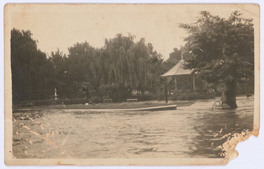 Robertson Park, Orange in flood