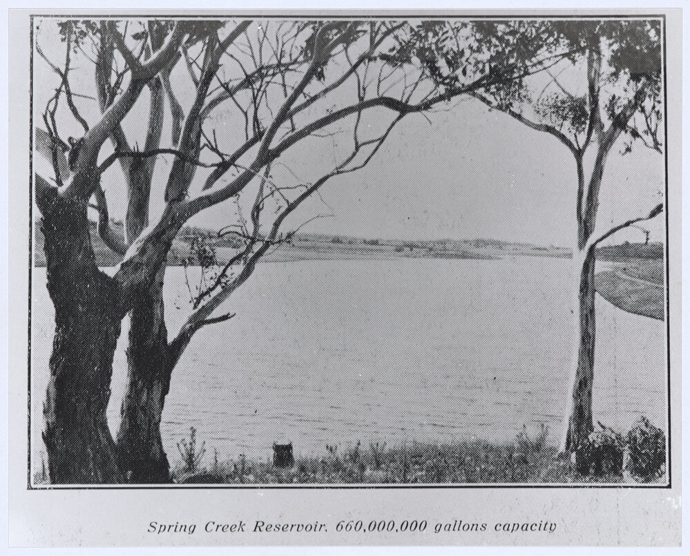 Spring Creek Reservoir, 660,000,000 gallons capacity