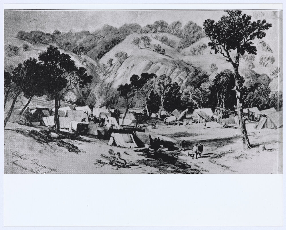 Ophir diggings, Summer Hill Creek