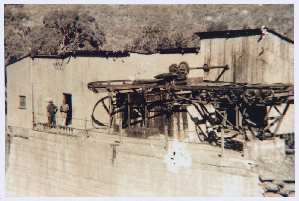 Railway and flying fox, Cadia