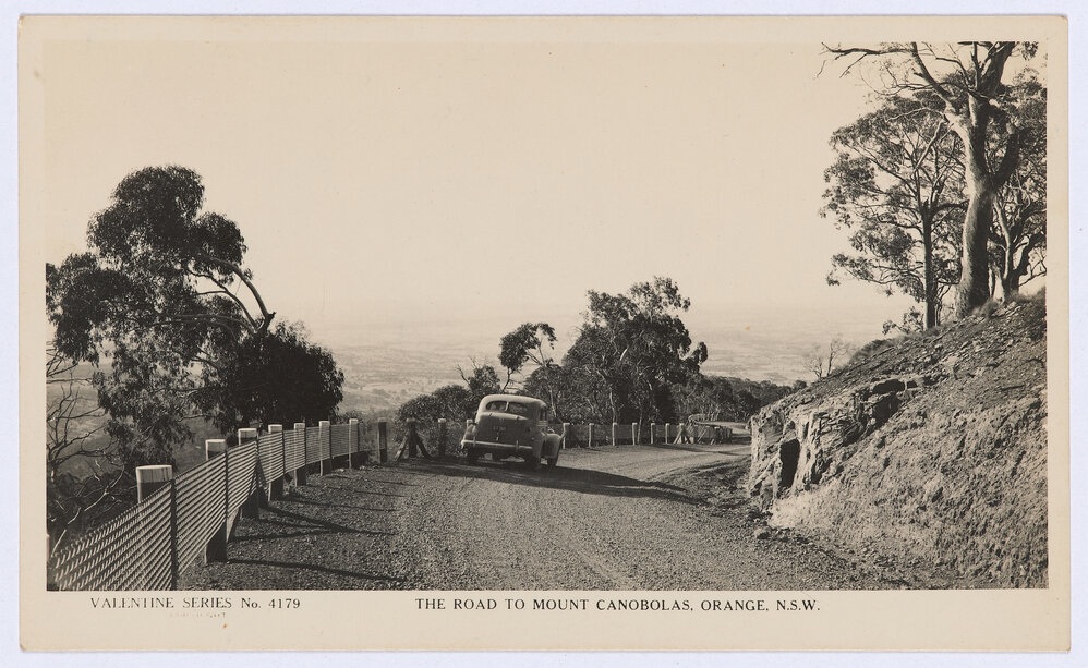 The road to Mount Canobolas, Orange, NSW