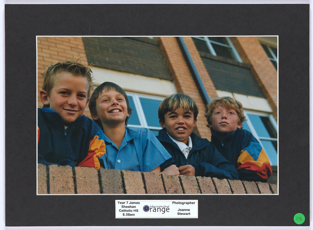 Year 7 James Sheahan Catholic High School, 8.38am