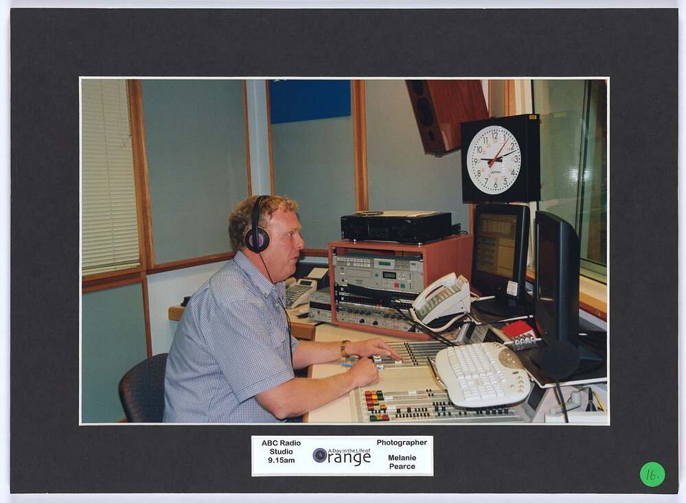ABC Radio Studio, 9.15am