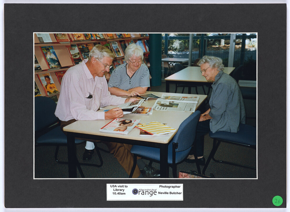 U3A visit to Library, 10.40am