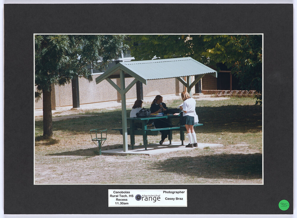 Canobolas Rural Technology High School Recess, 11.30am
