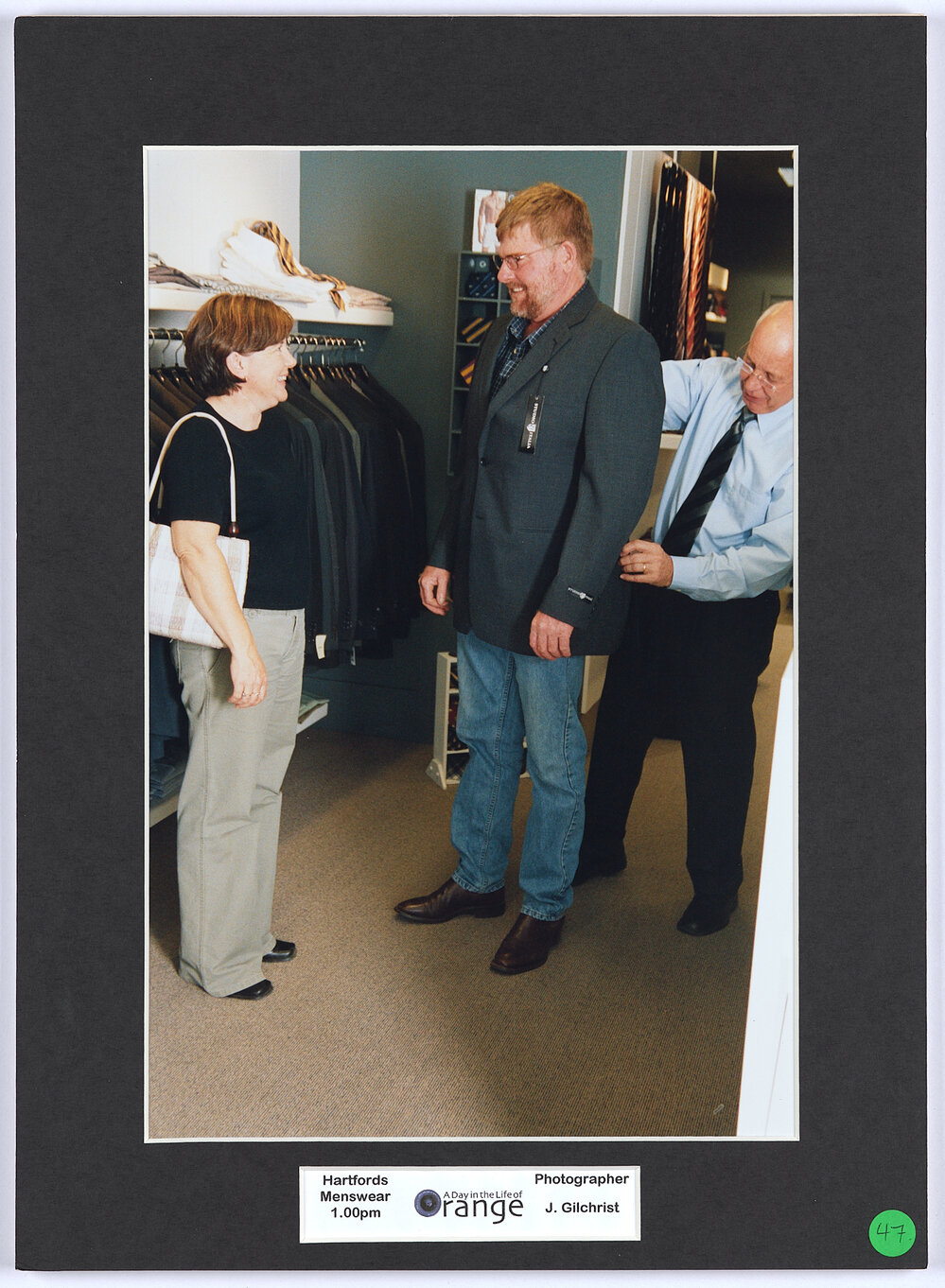 Hartford's Menswear, 1.00pm