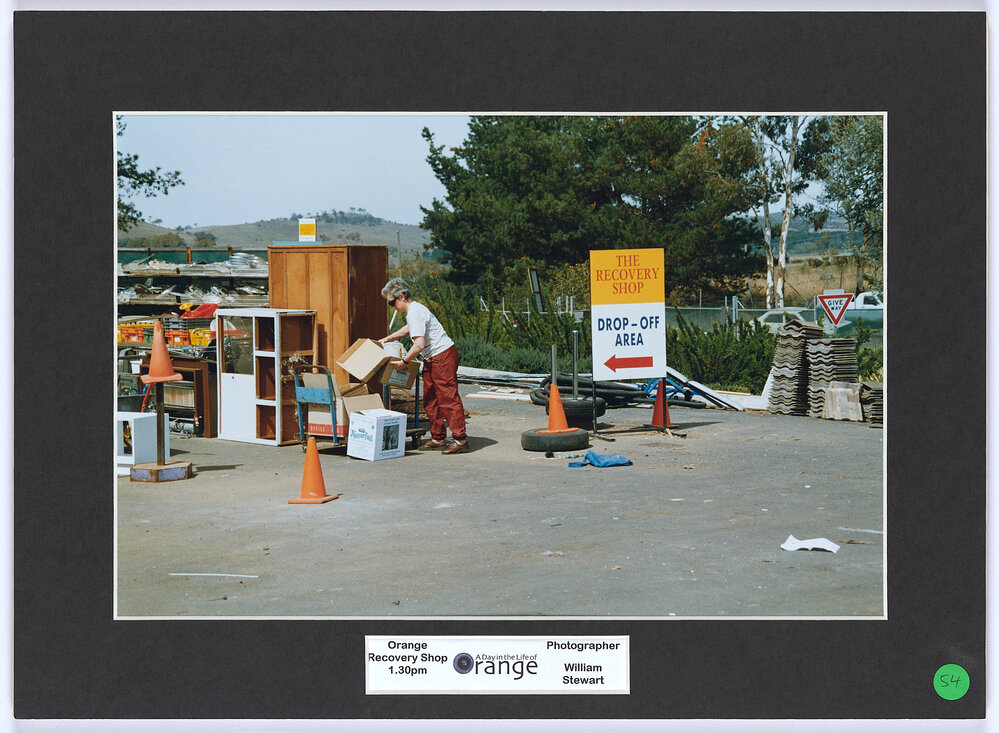 Orange Recovery Shop, 1.30pm
