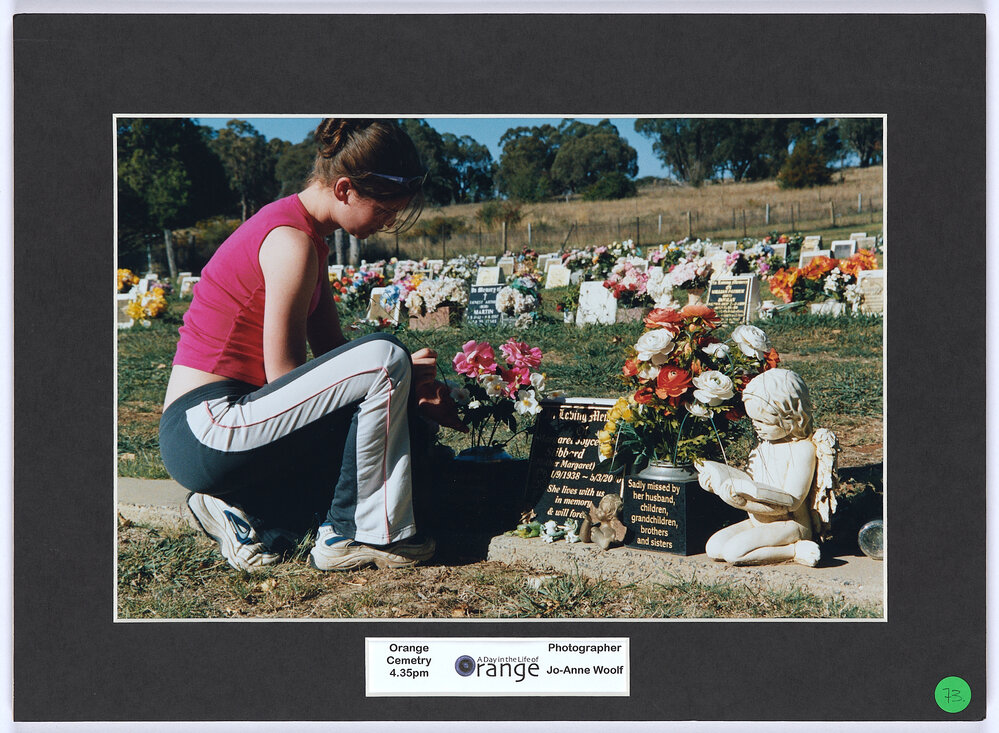 Orange Cemetery, 4.35pm
