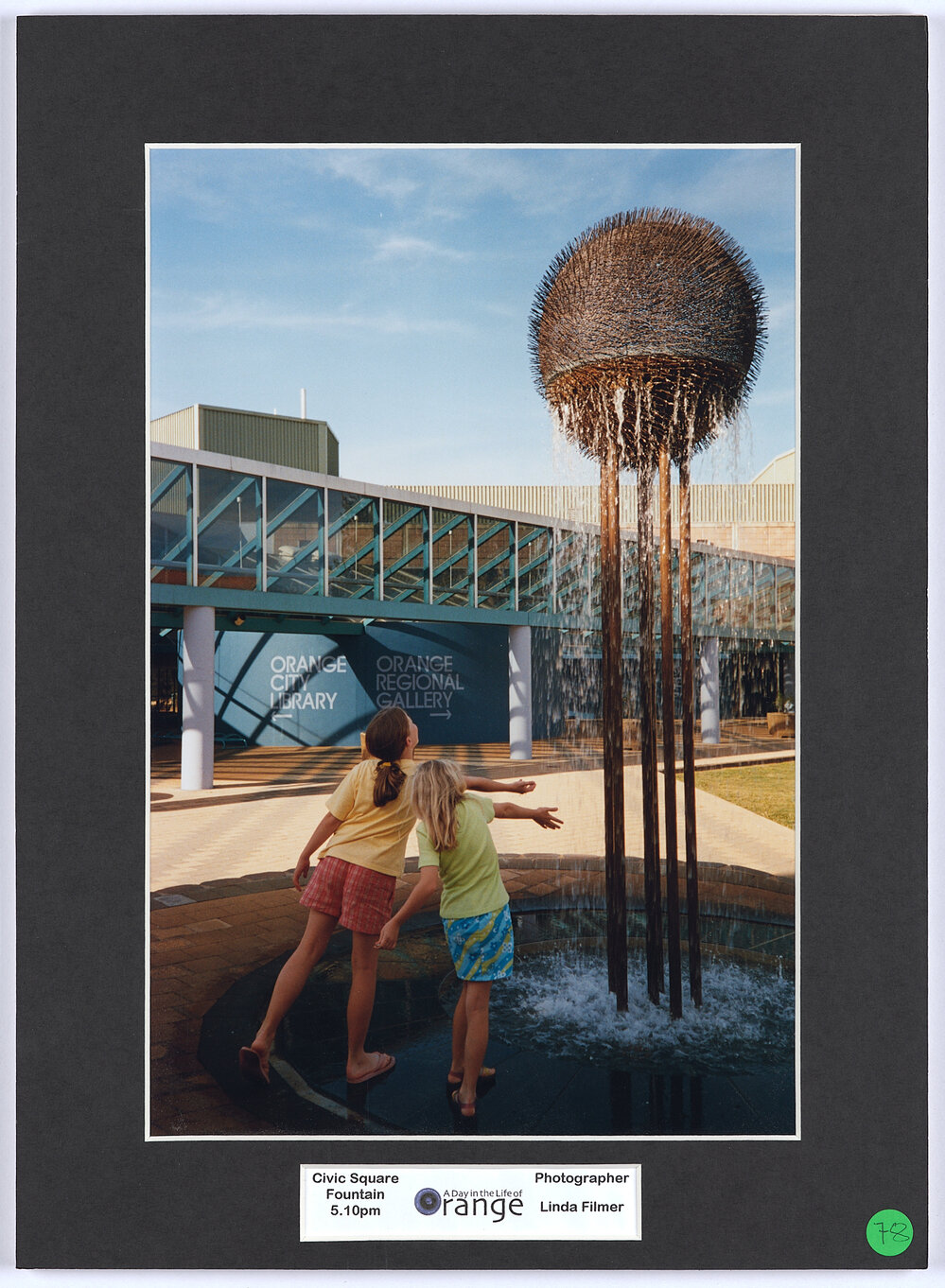 Civic Square Fountain, 5.10pm