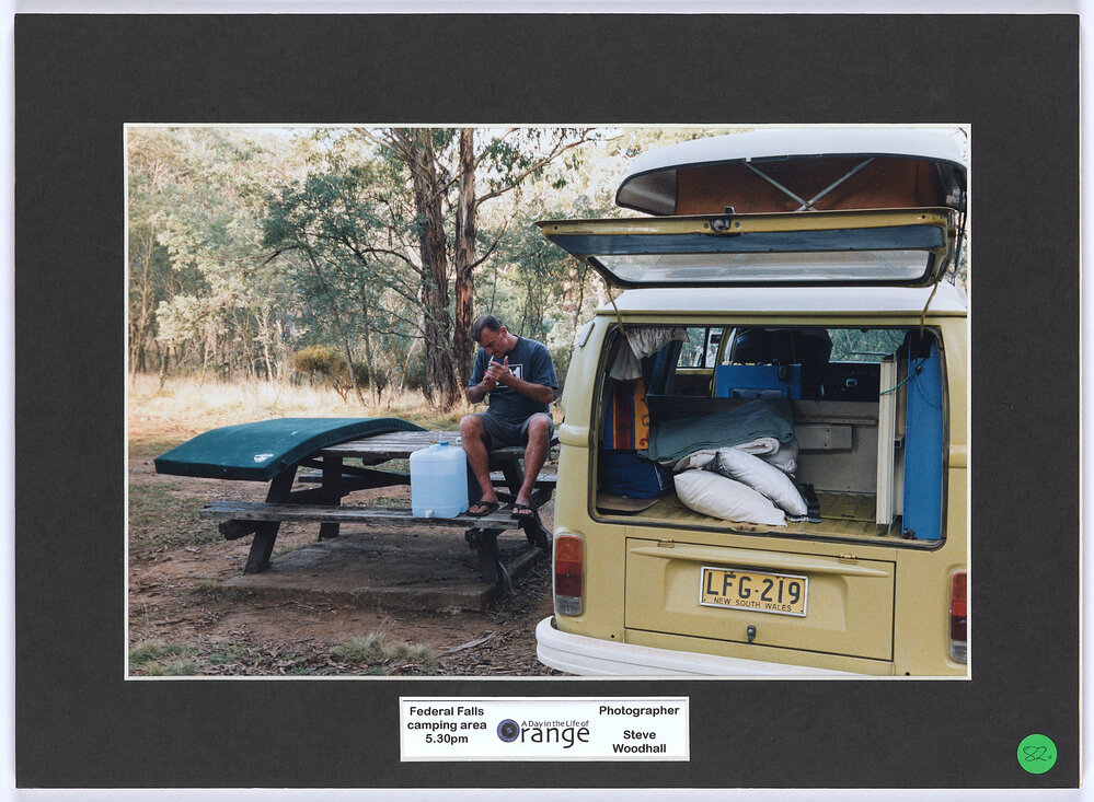 Federal Falls camping area, 5.30pm