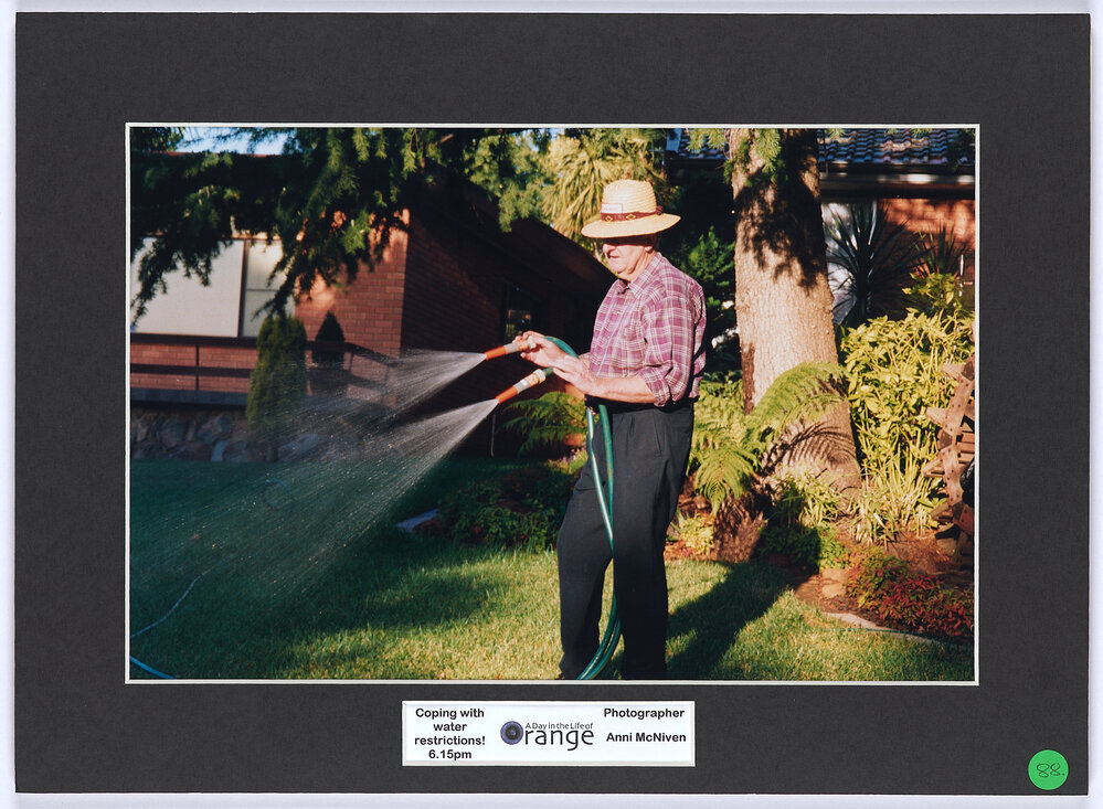 Coping with water restrictions! 6.15pm