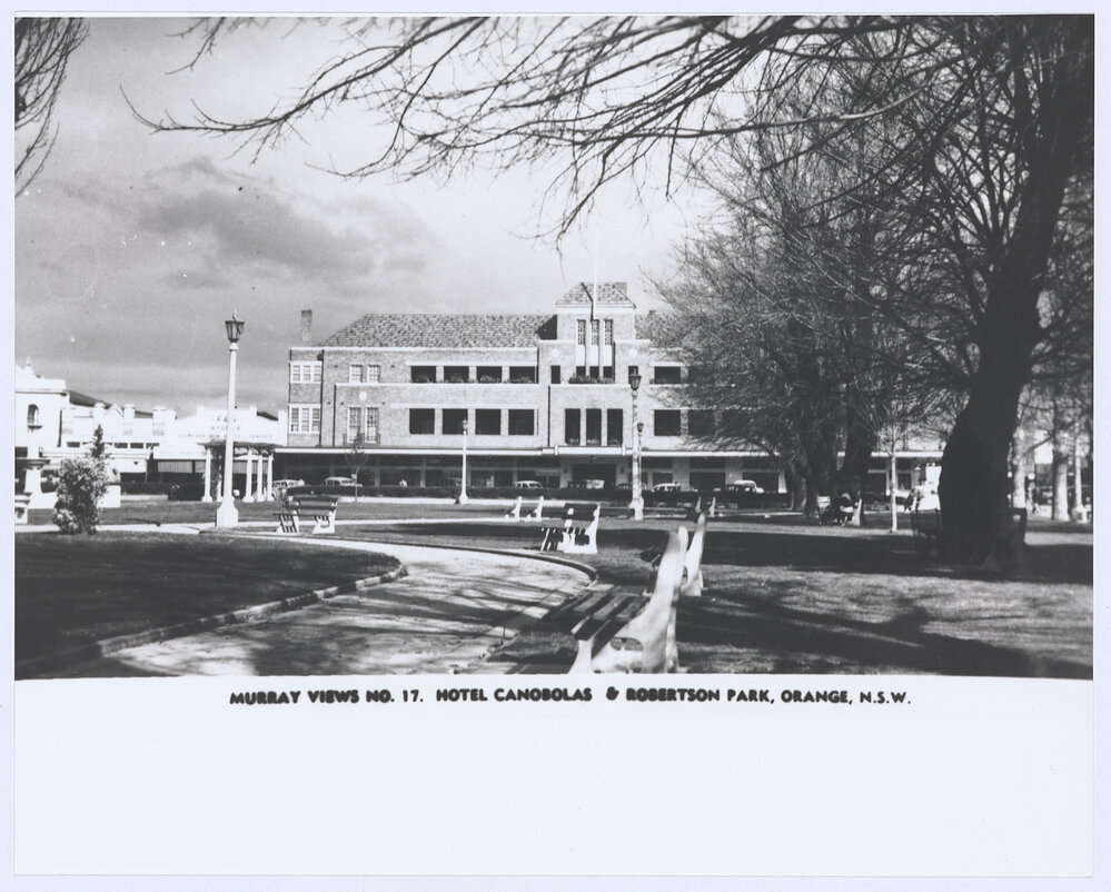 Hotel Canobolas and Robertson Park, Orange, NSW