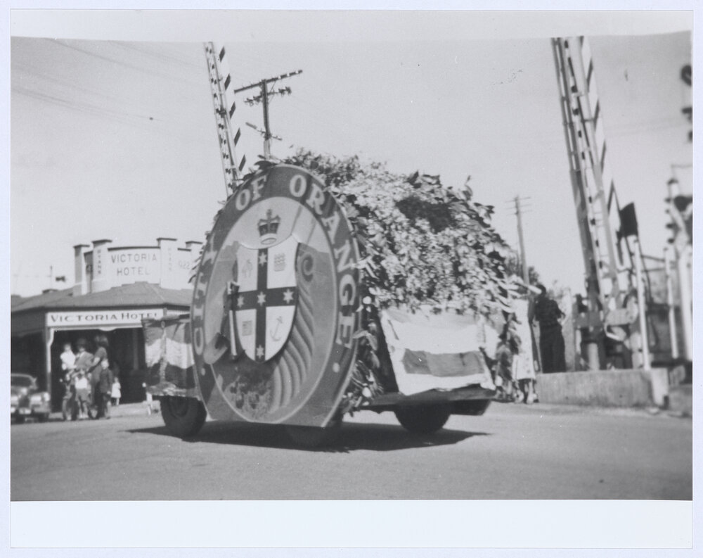 Orange City Council's float, Golden Jubilee Procession 1951