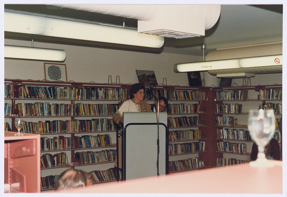 Orange and District Illustrated 1928 book launch, Orange City Library, 18 August 1989