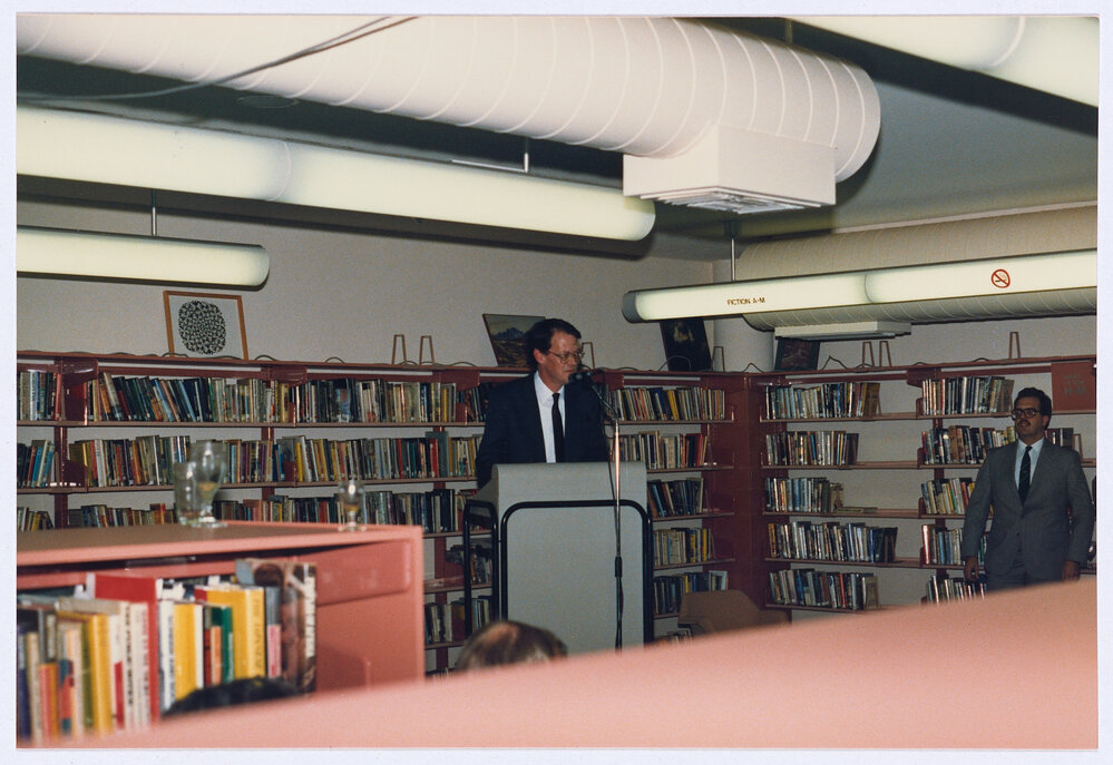 Orange and District Illustrated 1928 book launch, Orange City Library, 18 August 1989