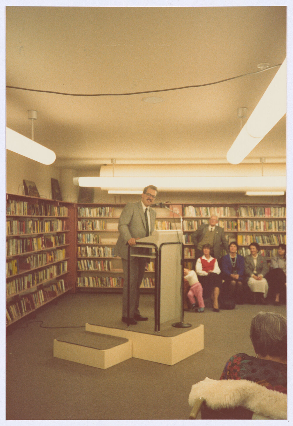 Orange and District Illustrated 1928 book launch, Orange City Library, 18 August 1989