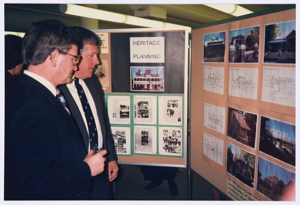 Orange and District Illustrated 1928 book launch, Orange City Library, 18 August 1989