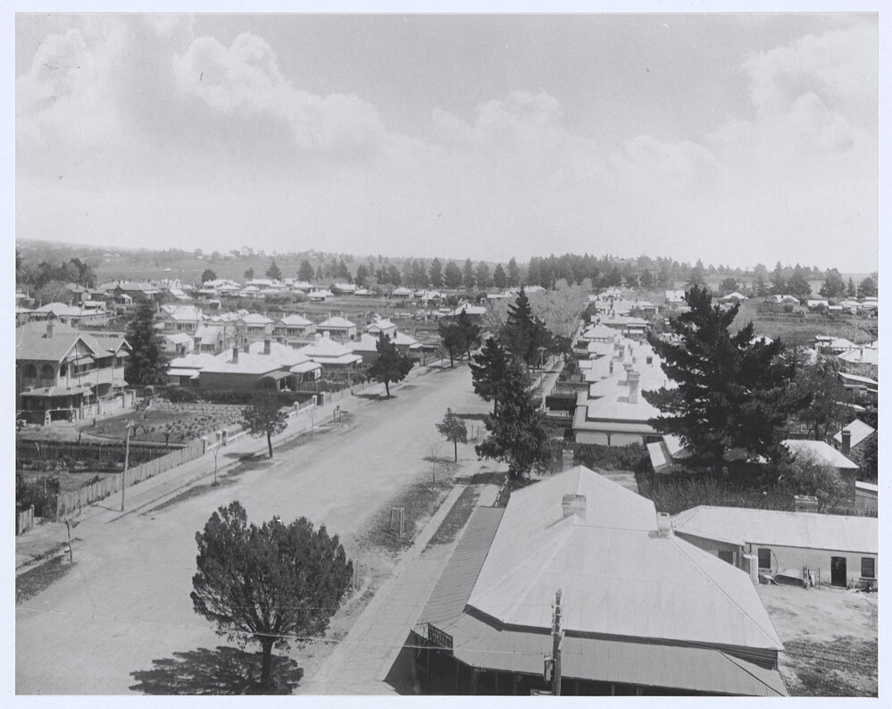 Orange looking west from Roman Catholic Church Tower